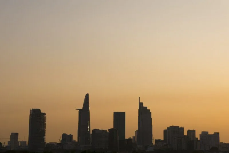 Where To Watch The 2022 Qatar World Cup In Ho Chi Minh City 3 Sunset in Saigon with tower silhouette, Vietnam