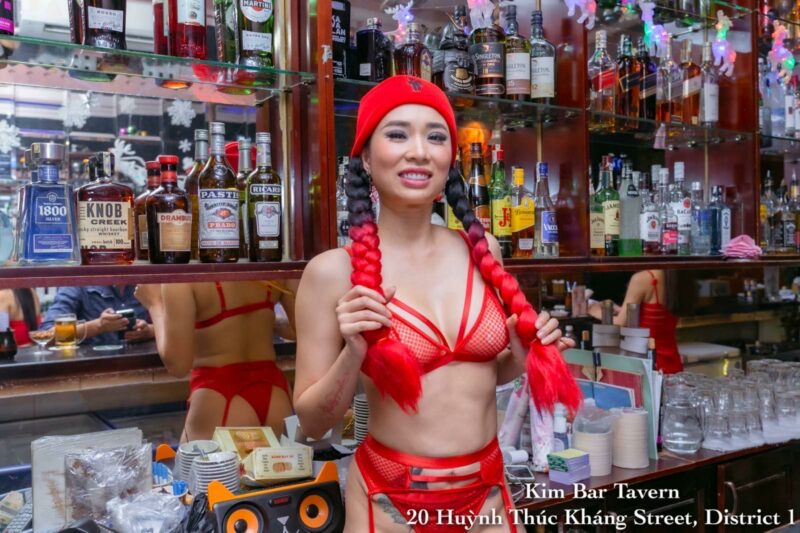 Naughty Or Nice Christmas Party At Kims Tavern Bar In Saigon! 6 Christmas Elves At Kims Tavern Bar Saigon Chrismas Party In Ho Chi Minh City 7