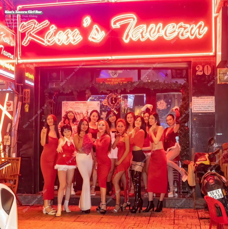 Kims Tavern Girl Bar Saigon Christmas Party 2023 58