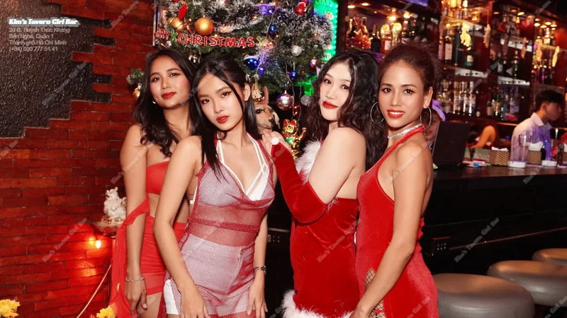 It's Official: Going To Kim's Tavern Lady Bar Is Good For Your Health! 2 Kims Tavern Girl Bar Saigon Christmas Party 2023 67