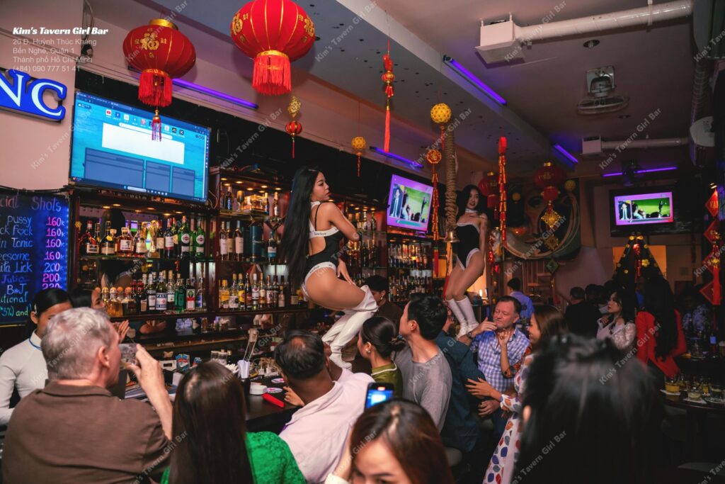 Is there a Vietnam Red Light Area? Searching & Finding Safe Fun! 1 Kim's Tavern Girl Bar Offers A Red Light District Experience In Vietnam