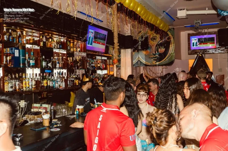 Where To Watch The 2024 UEFA Euros In Saigon 7 Kims Tavern Lady Bar Kims Birthday Party Celebrations 20