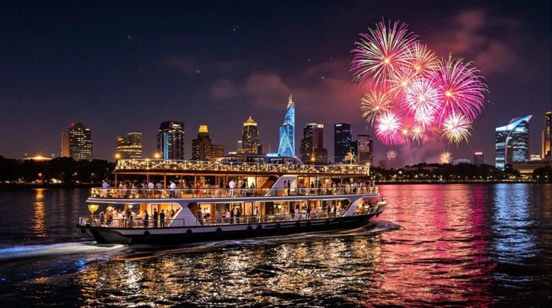Ho Chi Minh New Years Eve 2024 Parties (31ST December) 3 luxurious waterway celebration choices
