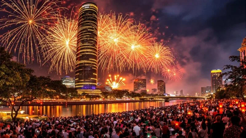Ho Chi Minh New Years Eve 2024 Parties (31ST December) 8 optimal fireworks viewing spots