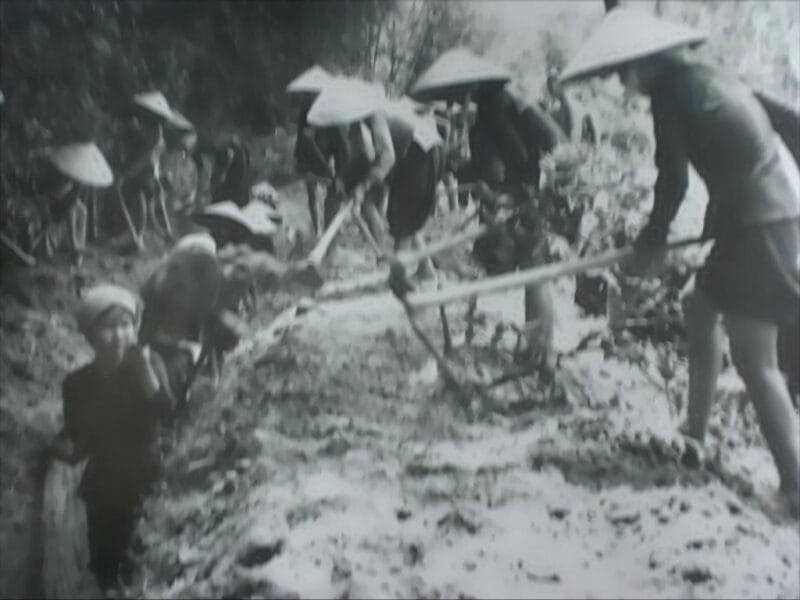 Explore Ho Cho Minh Series: Your Guide to the Cu Chi Tunnels 1 Historical Photgraph of women building the Cu Chi Tunnels