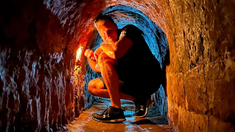 Explore Ho Cho Minh Series: Your Guide to the Cu Chi Tunnels 2 Tourist inside the Cu Chi Tunnels
