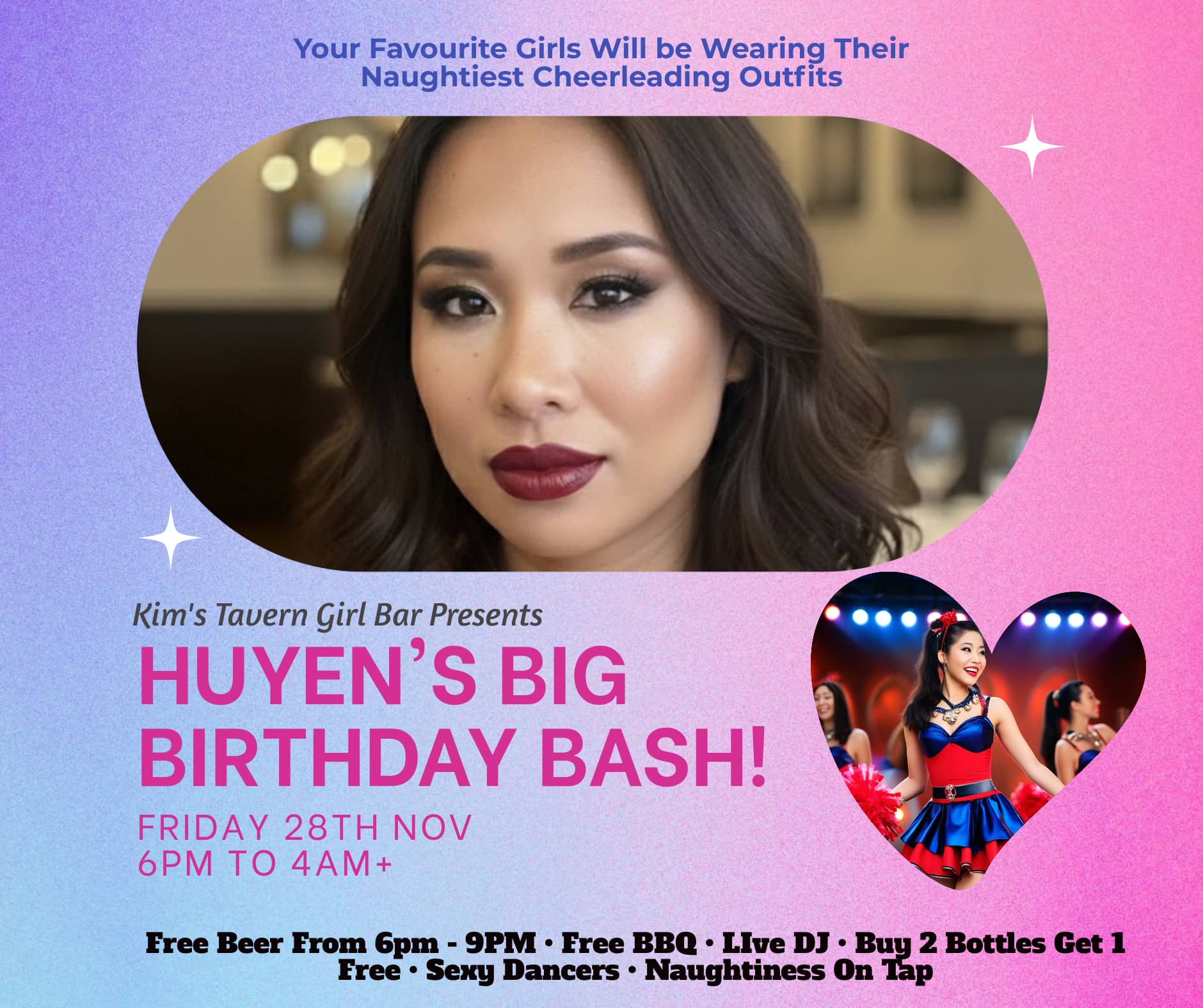 Huyens Birthday Party Event In Ho Chi Minh City @ Kims Tavern Girl Bar noresize