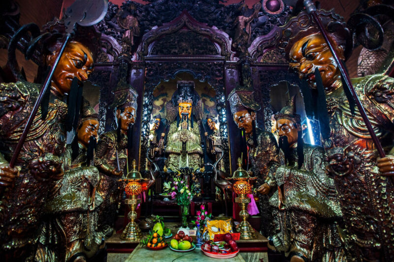 Interior Of Jade Emperor Pagoda In Ho Chi Minh City
