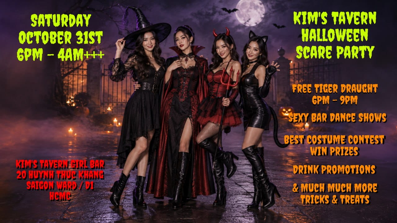 Kims Tavern Girl Bar Halloween Party 2026 noresize