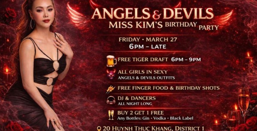 Event In Saigon - Angels & Devils - Kim's Tavern Girl Bar