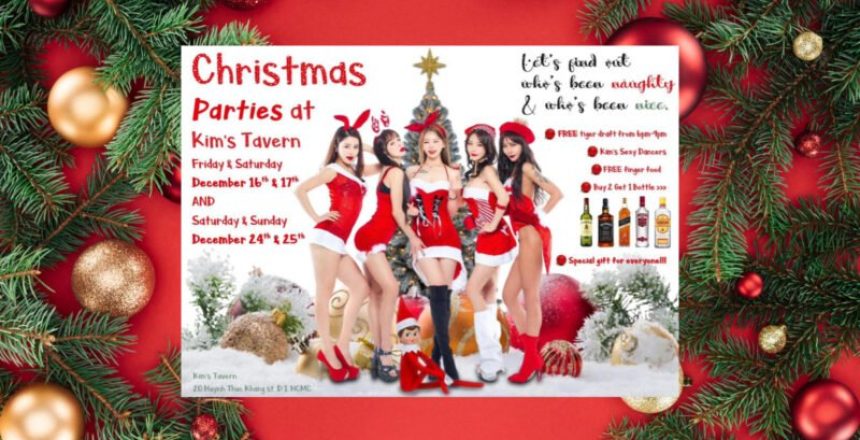 Kim's Naughty Or Nice Christmas Party In Ho Chi Minh City